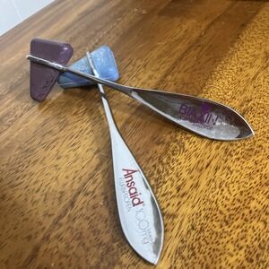 Lot of 2 VTG Medical Reflex Hammer Biaxin & Ansaid Pharmaceutical Drug Rep Promo